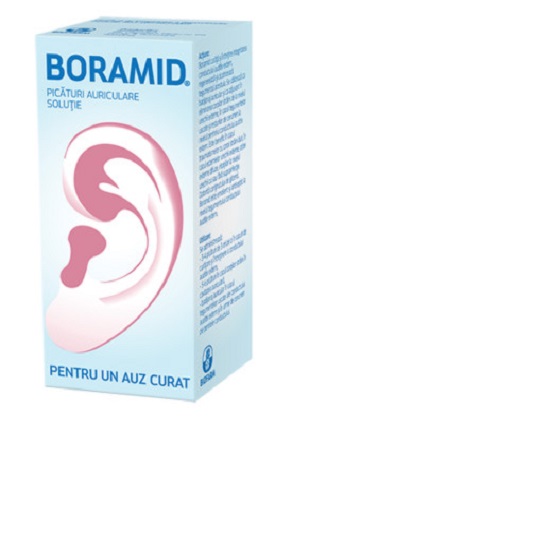 Boramid picaturi auriculare, 10ml, Biofarm