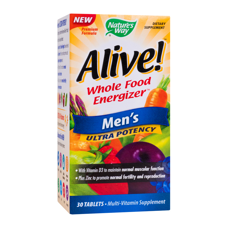 Alive Men's Ultra, 30 tablete filmate, Natures Way