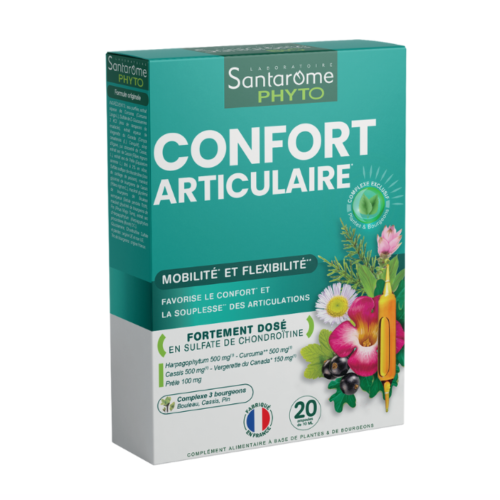 Confort Articulaire, 20 fiole x 10 ml, Santarome Natural