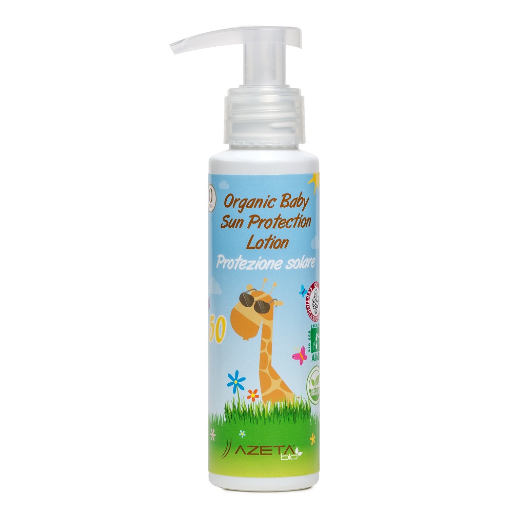 Organic Baby Crema cu protectie solara SPF 50, Azeta Bio