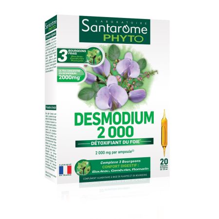 Desmodium 2000, 20 fiole x 10 ml, Santarome Natural