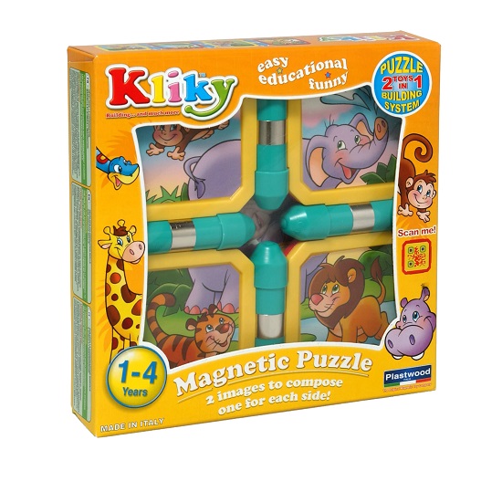 Puzzle magnetic animale safari, +1 an, Supermag