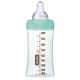 Biberon din sticla pentru initiere anti-colici, Pasari, 270 ml, 0-6 luni, Dodie 477732