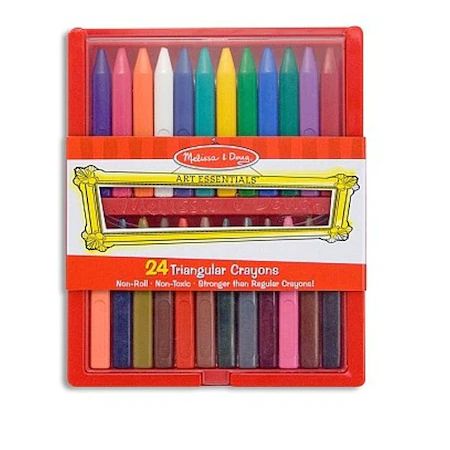 Set 24 Creioane Colorate Triunghiulare