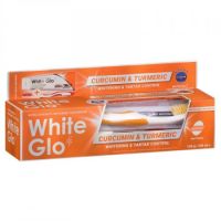 Pasta de dinti Curcumina si Turmeric + Periuta de dinti, 100 ml, White Glo          