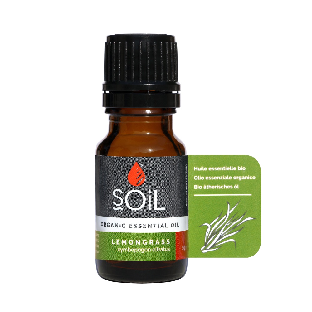 Ulei esential  de Lemongrass Pur 100% Organic,10 ml, SOiL