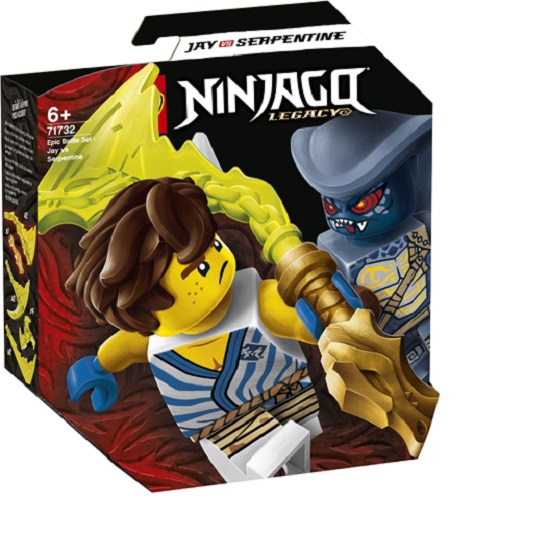 Set de lupta epica Jay contra Serpentine, +6 ani, Lego Ninjago