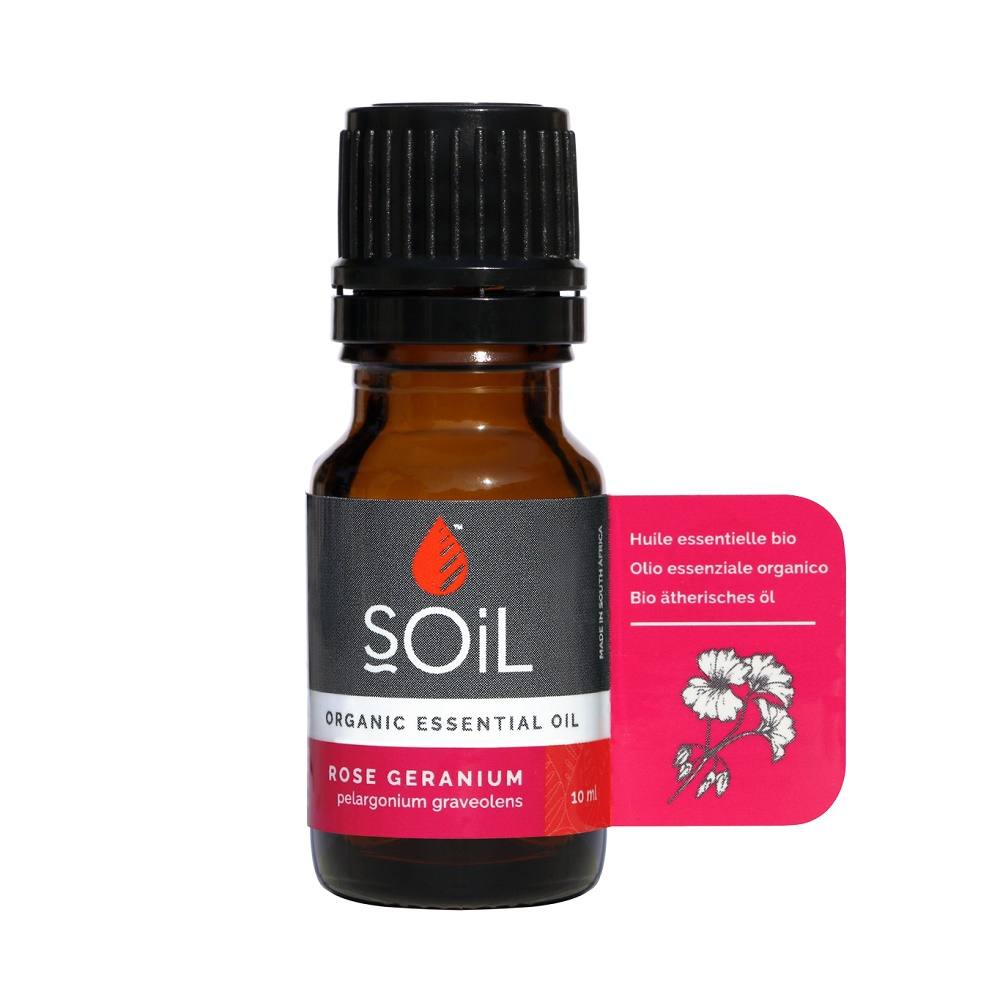 Ulei esential de Muscata-Trandafir Pur 100% Organic, 10 ml, SOiL