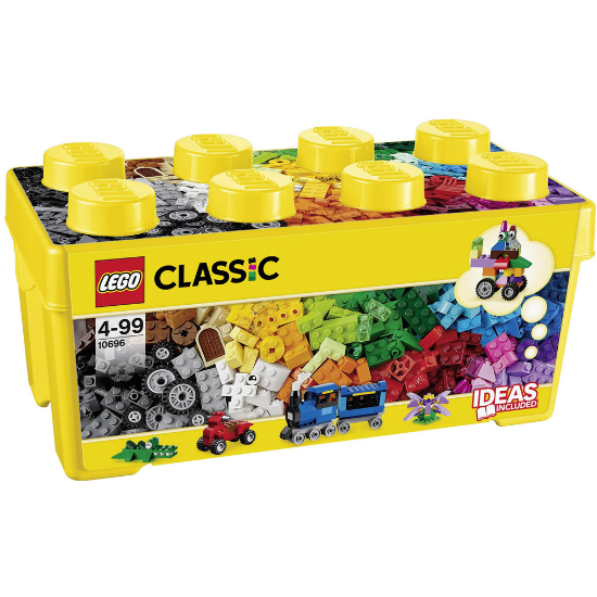 Cutie medie de constructie creativa Lego Classic, +4 ani, 10696, Lego
