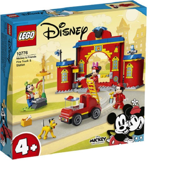 Statia si camionul de pompieri ale lui Mickey si prietenilor sai Lego Disney, +4 ani, 10776, Lego