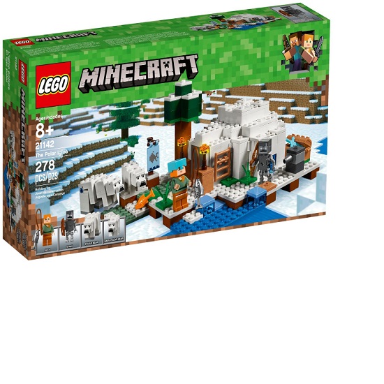Iglu polar Lego Minecraft, +8 ani, 21142, Lego