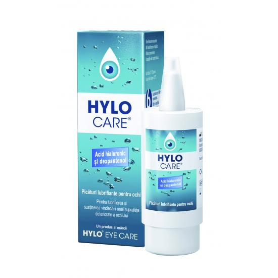 Picaturi lubrifiante pentru ochi, 10 ml, Hylo