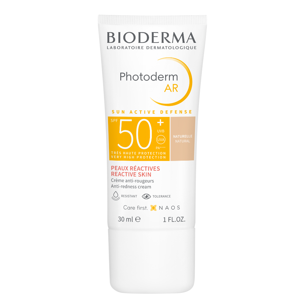Protectie solara colorata pentru piele sensibila SPF 50+ Photoderm AR, 30 ml, Bioderma