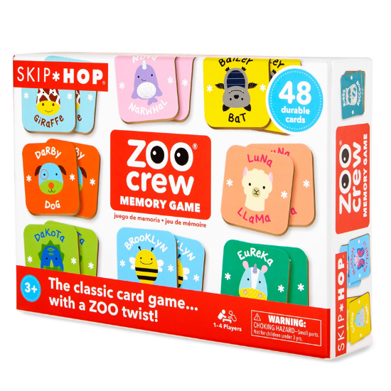 Joc de memorie cu animalutele Zoo, +3 ani, Skip Hop 