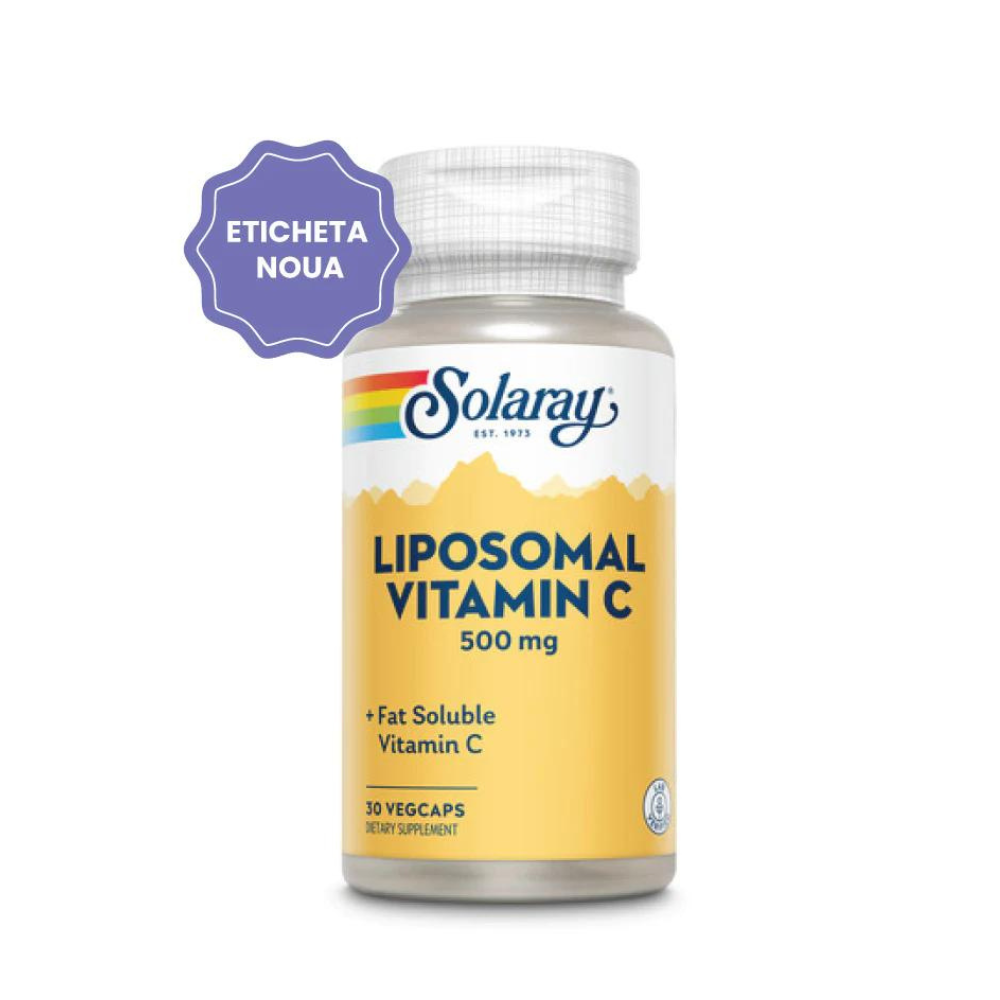 Vitamina C Liposomal, 500 mg, 30 capsule, Solaray