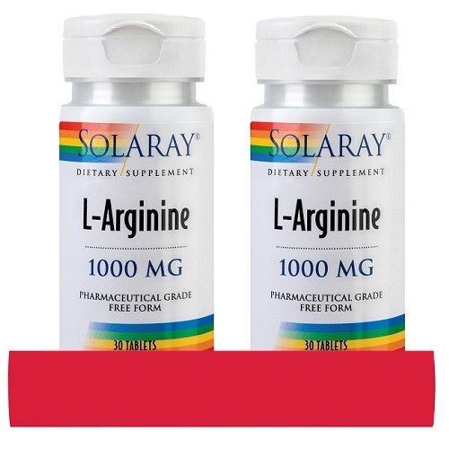 Pachet L Arginine1000 mg, 30+30 tablete, Solaray