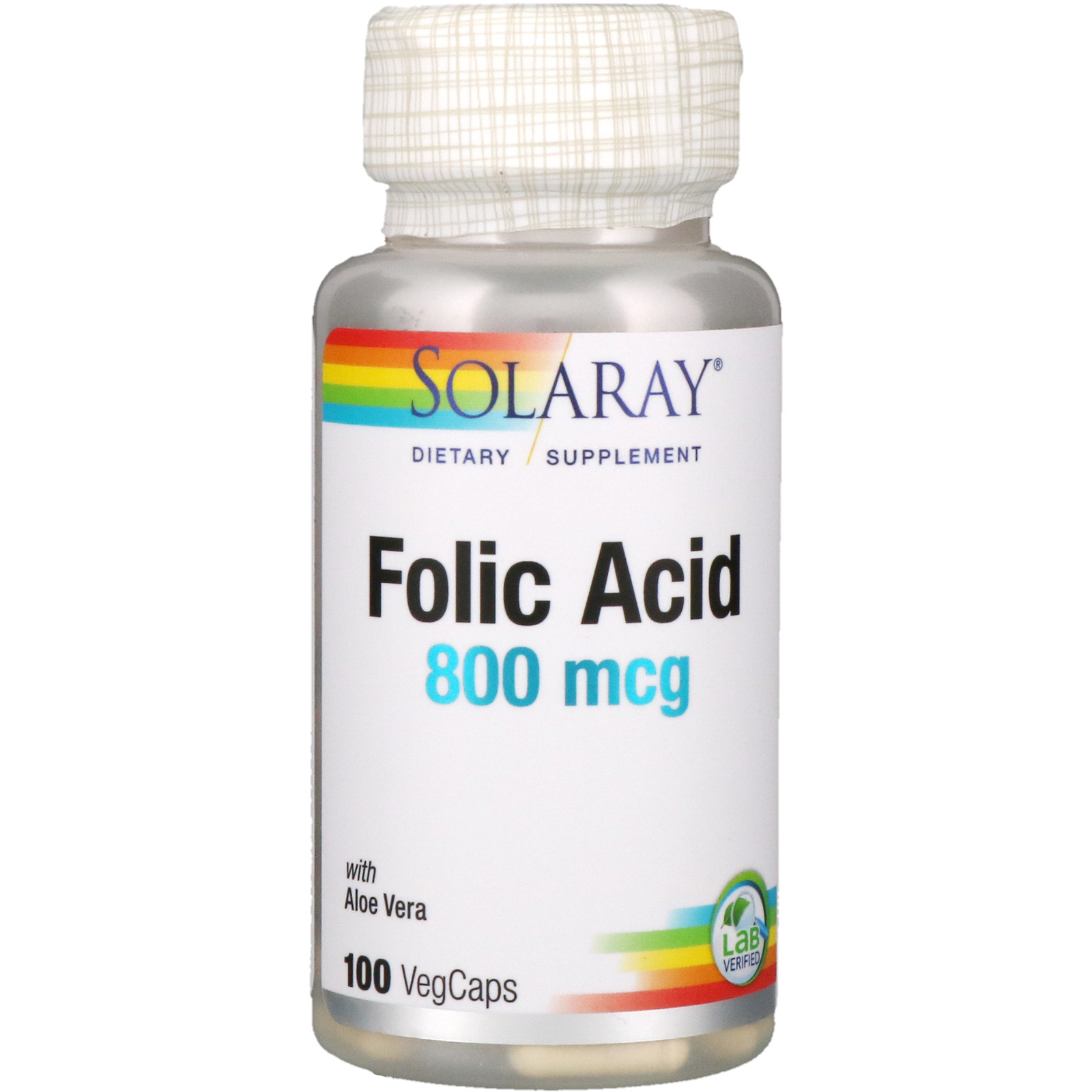 Acid folic 800 mcg, 100 capsule