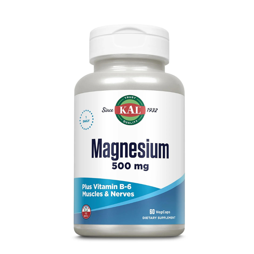 Magnesium, 500 mg, 60 capsule, Kal