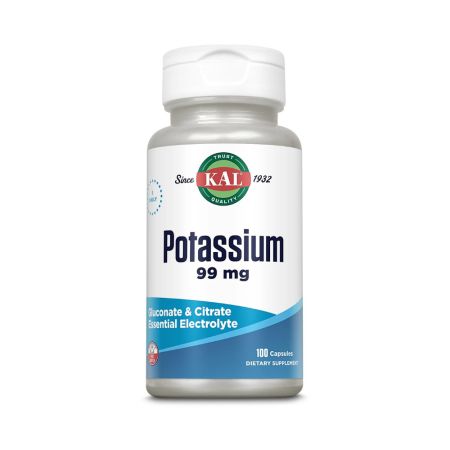 Potasium, 99 mg, 100 capsule, Kal