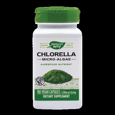 Chlorella micro-algae, 100 capsule vegetale, Natures Way