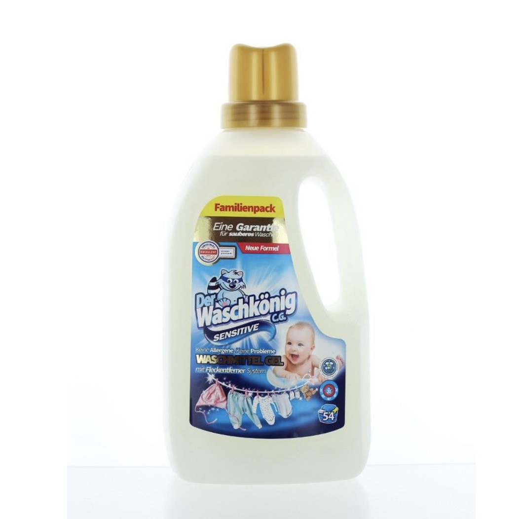 Detergent lichid Sensitive, 1625 ml, Waschkonig