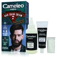 Vopsea de par, barba, mustata si perciuni pentru barbati, 30 ml, Cameleo
