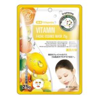 Masca de fata tip servetel Vitamin, 25 g, Mitomo