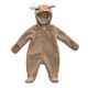 Costum bebe pentru exterior din blanita si polar, 9-12 luni, Ursulet Maron, Tuxi Brands 448342