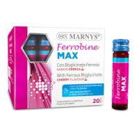 Ferrobine Max cu Fier, Zinc si Vitamine, 20 fiole x 10 ml, Marnys