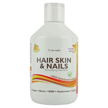 Hair Skin & Nails - Colagen Lichid Hidrolizat 1000mg