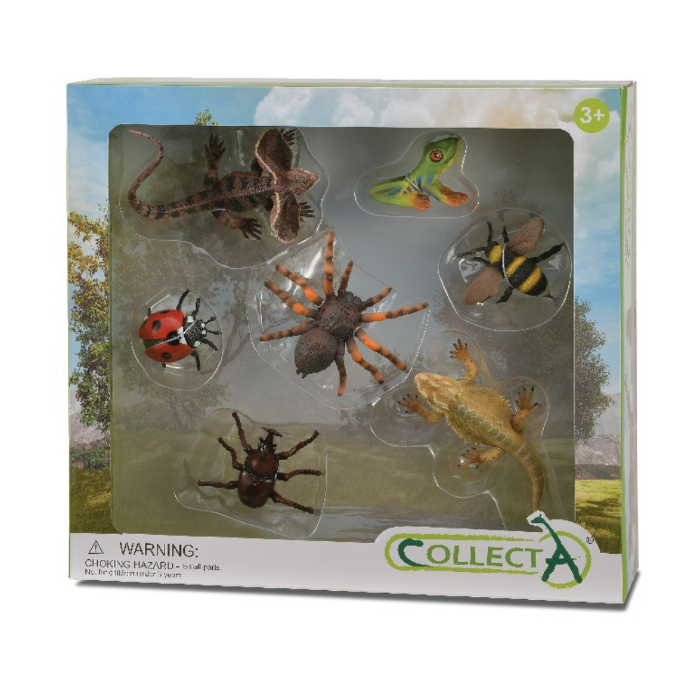 Set 7 figurine insecte, +3 ani, Collecta