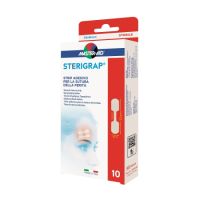 Plasture steril pentru suturarea ranii Sterigrap 32x8 mm, 10 bucati, Master-Aid