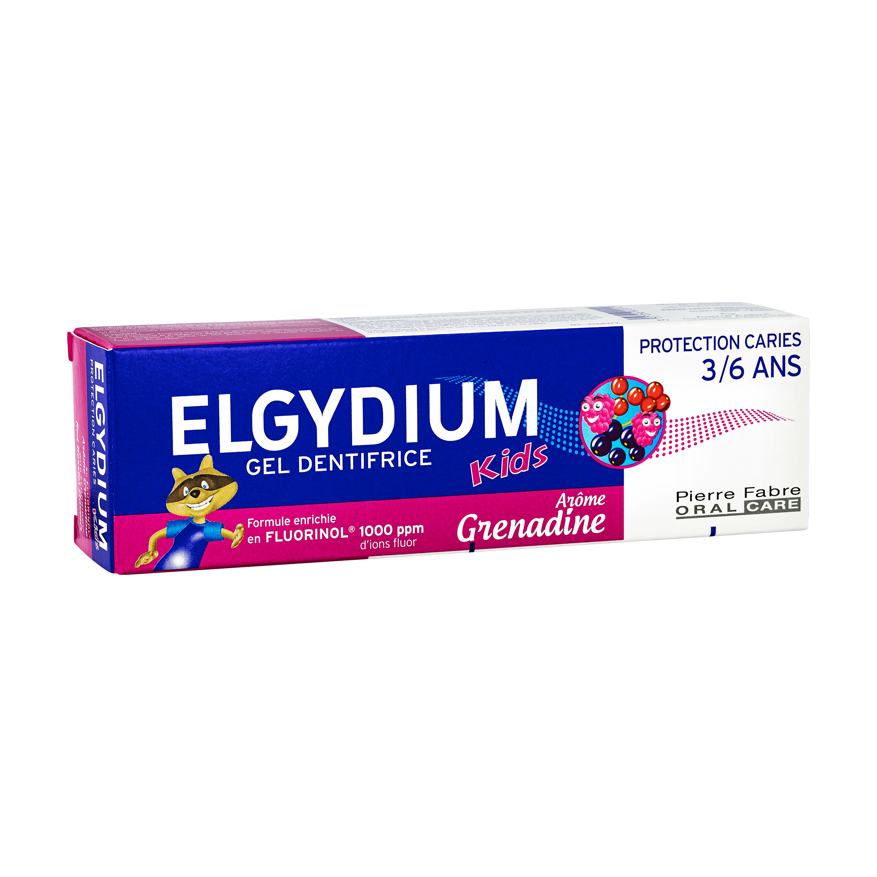 Pasta de dinti pentru copii Red Berries, 3-6 ani, 50 ml, Elgydium