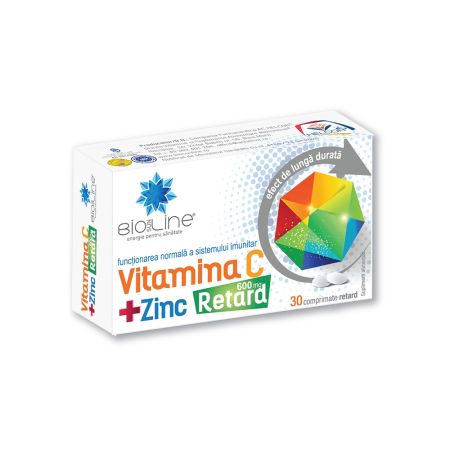 Vitamina C+Zinc Retard 600mg