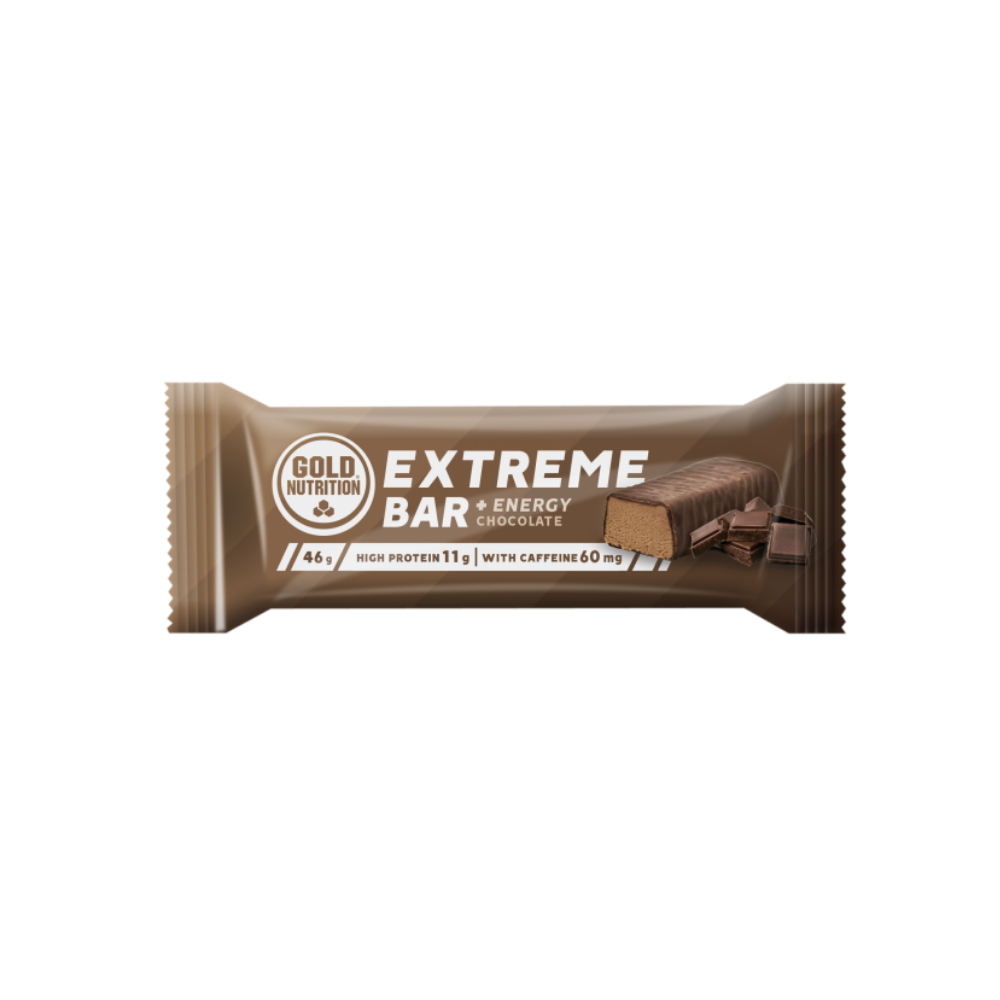 Baton proteic cu ciocolata, 46 g, Gold Nutrition