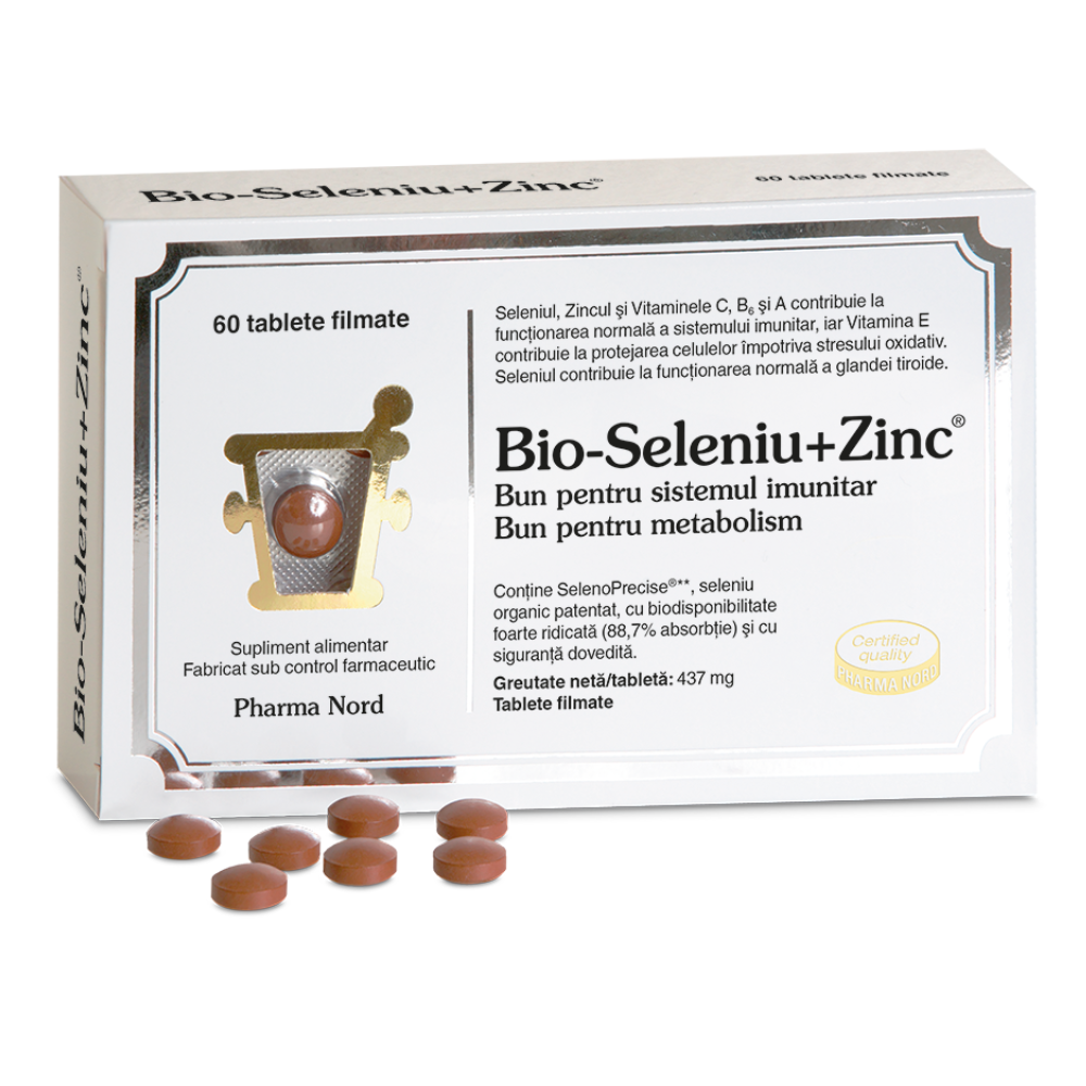 Bio-Seleniu Zinc, 60 tablete, Pharma Nord
