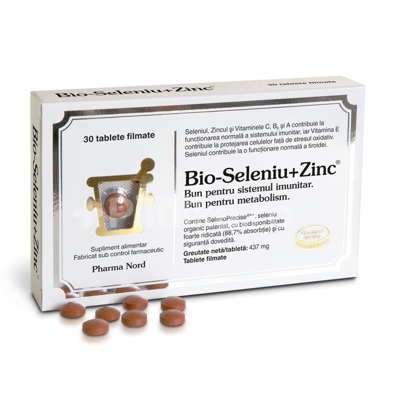 Bio-Seleniu+ Zinc, 30 tablete, Pharma Nord