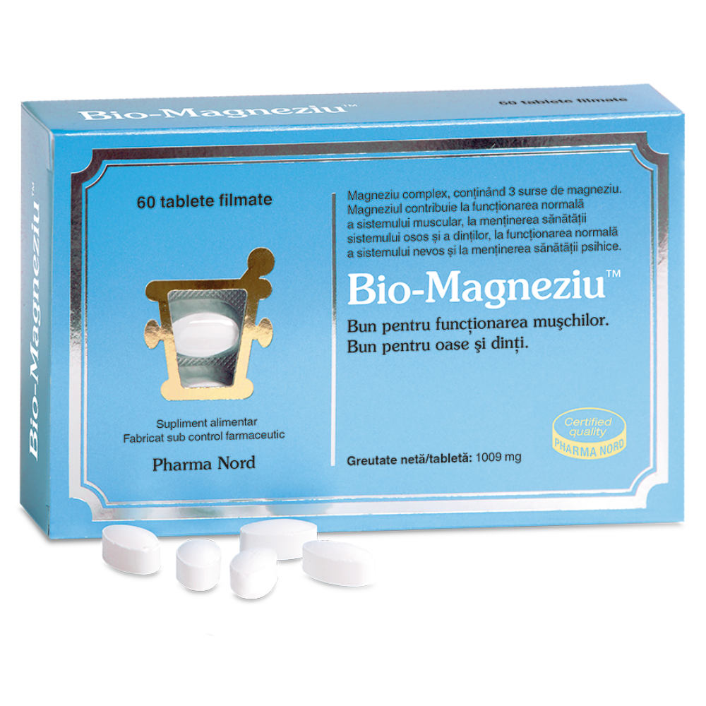 Bio-Magneziu, 60 tablete, Pharma Nord