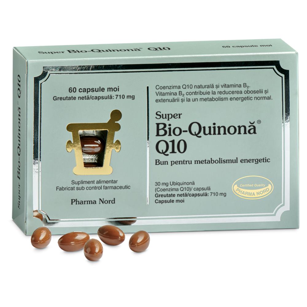 Super Bio-Quinona Q10, 60 capsule, Pharma Nord