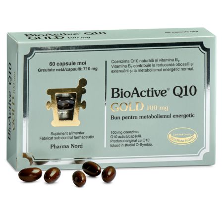BioActive Q10 Gold, 100 mg, 60 capsule, Pharma Nord