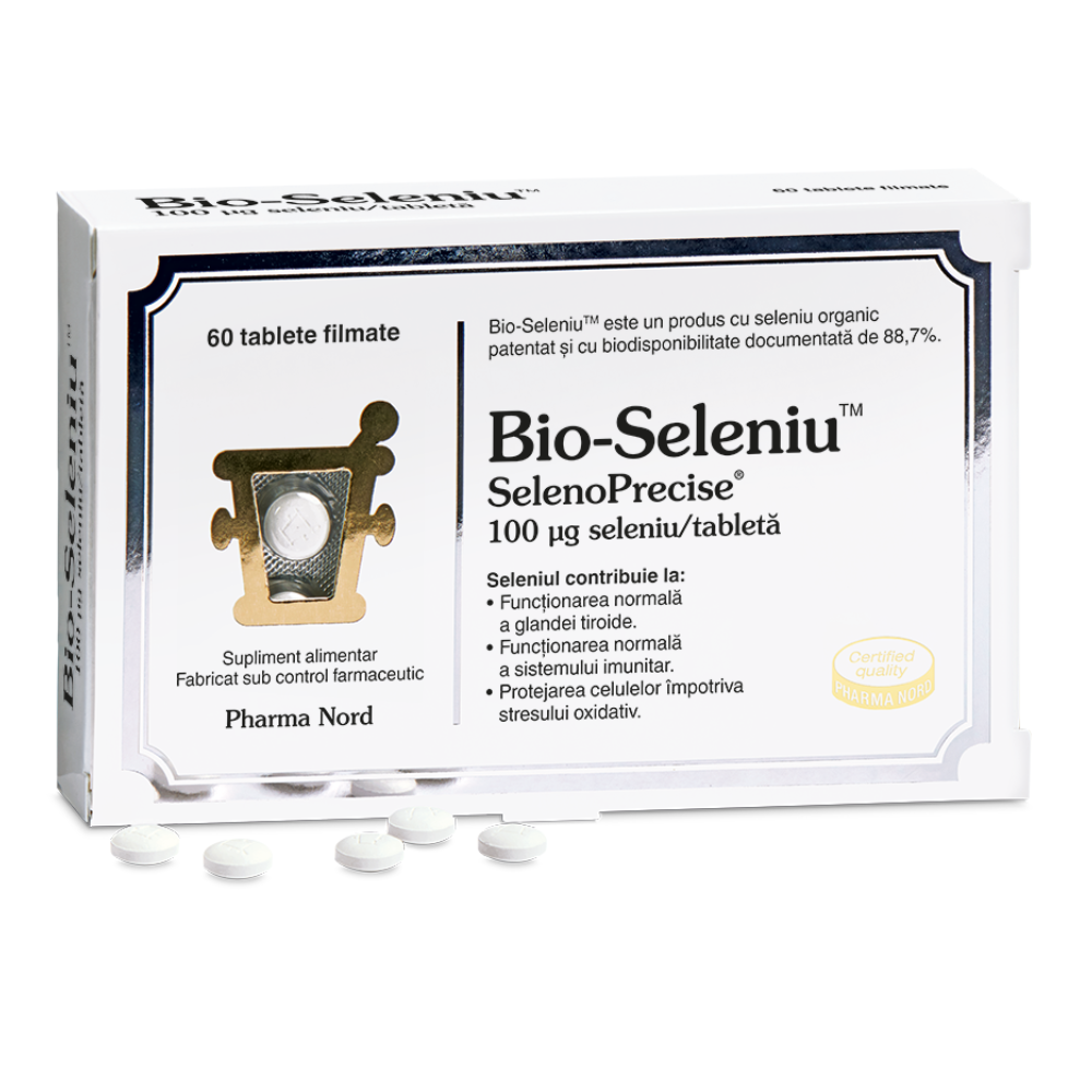 Bio-Seleniu SelenoPrecise, 100 µg, 60 tablete, Pharma Nord