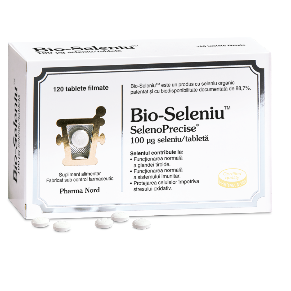 Bio-Seleniu SelenoPrecise, 100 µg, 120 tablete, Pharma Nord