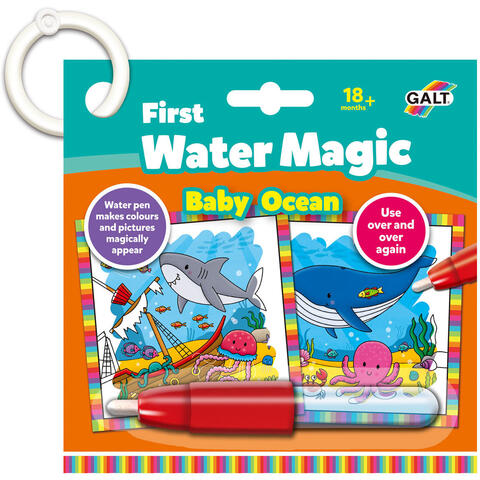 Carte de colorat, In ocean, Baby Water Magic