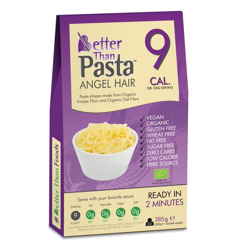 Paste din Konjac Angel Hair, 385 g, Better than Foods