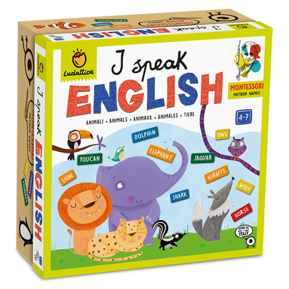 Joc Montessori, Sa vorbim in engleza, + 4 ani, Ludattica