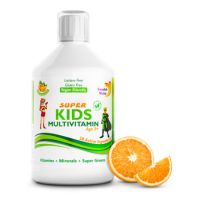 Multivitamine lichide pentru copii de peste 3 ani, Super Kids, 500ml, Swedish Nutra