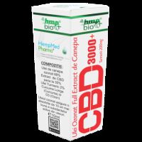 Ulei Ozonat Full Extract de canepa, CBD 3000 mg + Turmeric, 10 ml, Hempmed