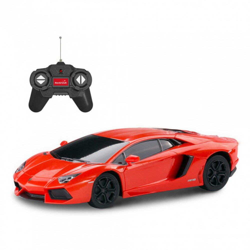 Masina cu telecomanda, Lamborghini Aventador rosu, + 3ani, Rastar