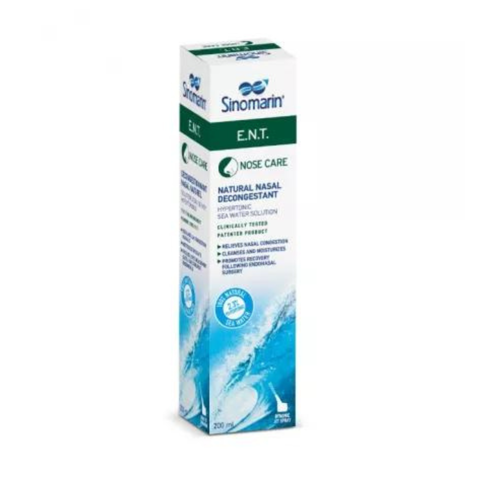 Sinomarin ENT Spray decongestionant nazal hipertonic, 200 ml, Gerolymatos International
