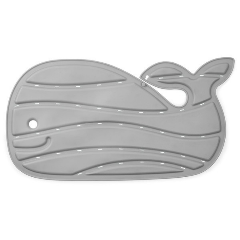 Covoras de baie antiderapant in forma de balena Moby, gri, Skip Hop 